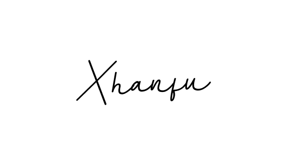 How to make Xhanfu name signature. Use BallpointsItalic-DORy9 style for creating short signs online. This is the latest handwritten sign. Xhanfu signature style 11 images and pictures png