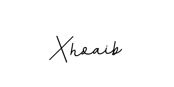 Design your own signature with our free online signature maker. With this signature software, you can create a handwritten (BallpointsItalic-DORy9) signature for name Xhoaib. Xhoaib signature style 11 images and pictures png