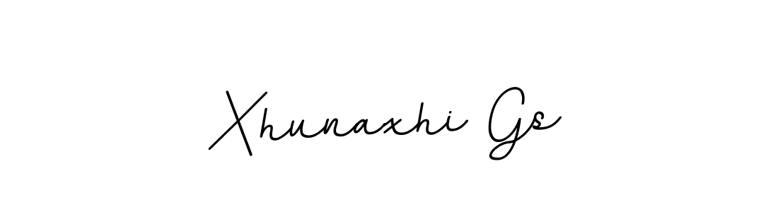 The best way (BallpointsItalic-DORy9) to make a short signature is to pick only two or three words in your name. The name Xhunaxhi Gs include a total of six letters. For converting this name. Xhunaxhi Gs signature style 11 images and pictures png