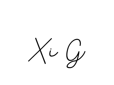 The best way (BallpointsItalic-DORy9) to make a short signature is to pick only two or three words in your name. The name Xi G include a total of six letters. For converting this name. Xi G signature style 11 images and pictures png