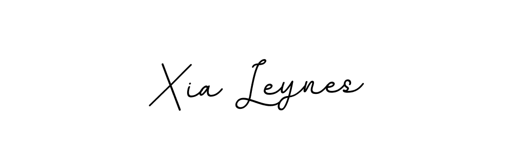 Design your own signature with our free online signature maker. With this signature software, you can create a handwritten (BallpointsItalic-DORy9) signature for name Xia Leynes. Xia Leynes signature style 11 images and pictures png