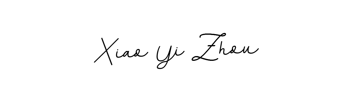 You should practise on your own different ways (BallpointsItalic-DORy9) to write your name (Xiao Yi Zhou) in signature. don't let someone else do it for you. Xiao Yi Zhou signature style 11 images and pictures png