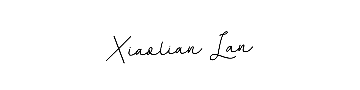 Create a beautiful signature design for name Xiaolian Lan. With this signature (BallpointsItalic-DORy9) fonts, you can make a handwritten signature for free. Xiaolian Lan signature style 11 images and pictures png