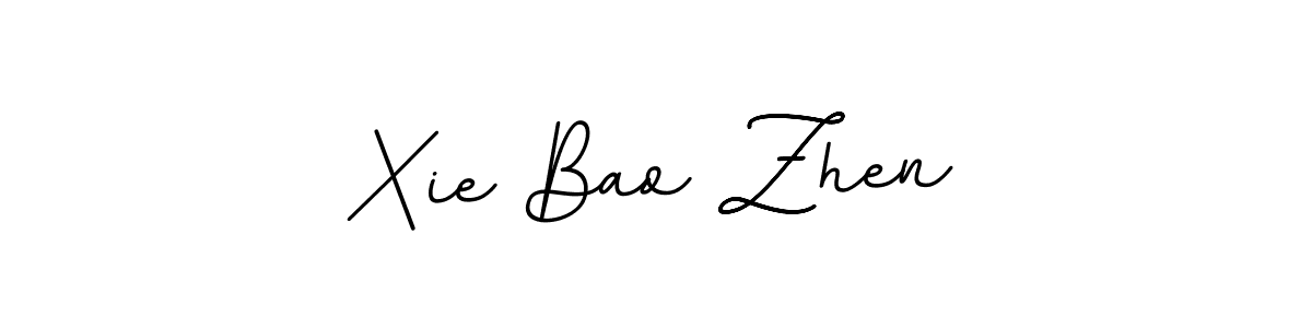 Design your own signature with our free online signature maker. With this signature software, you can create a handwritten (BallpointsItalic-DORy9) signature for name Xie Bao Zhen. Xie Bao Zhen signature style 11 images and pictures png