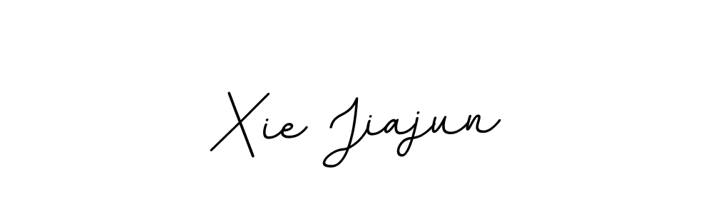 Design your own signature with our free online signature maker. With this signature software, you can create a handwritten (BallpointsItalic-DORy9) signature for name Xie Jiajun. Xie Jiajun signature style 11 images and pictures png