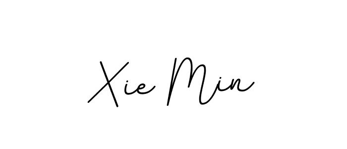 Xie Min stylish signature style. Best Handwritten Sign (BallpointsItalic-DORy9) for my name. Handwritten Signature Collection Ideas for my name Xie Min. Xie Min signature style 11 images and pictures png