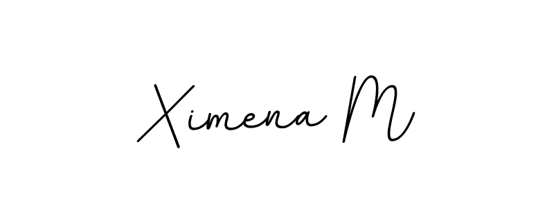 if you are searching for the best signature style for your name Ximena M. so please give up your signature search. here we have designed multiple signature styles  using BallpointsItalic-DORy9. Ximena M signature style 11 images and pictures png