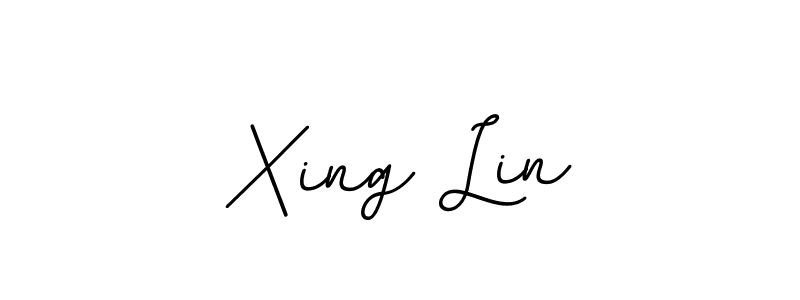 Create a beautiful signature design for name Xing Lin. With this signature (BallpointsItalic-DORy9) fonts, you can make a handwritten signature for free. Xing Lin signature style 11 images and pictures png