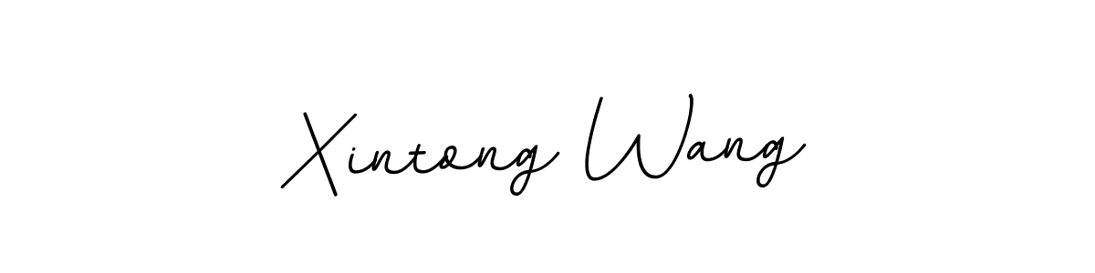 Use a signature maker to create a handwritten signature online. With this signature software, you can design (BallpointsItalic-DORy9) your own signature for name Xintong Wang. Xintong Wang signature style 11 images and pictures png