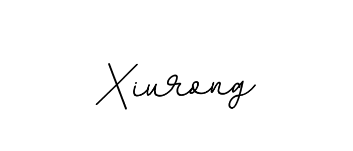 Make a beautiful signature design for name Xiurong. With this signature (BallpointsItalic-DORy9) style, you can create a handwritten signature for free. Xiurong signature style 11 images and pictures png