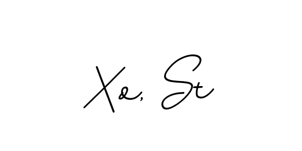 Check out images of Autograph of Xo, St name. Actor Xo, St Signature Style. BallpointsItalic-DORy9 is a professional sign style online. Xo, St signature style 11 images and pictures png