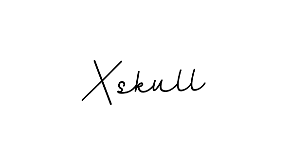 Make a beautiful signature design for name Xskull. With this signature (BallpointsItalic-DORy9) style, you can create a handwritten signature for free. Xskull signature style 11 images and pictures png