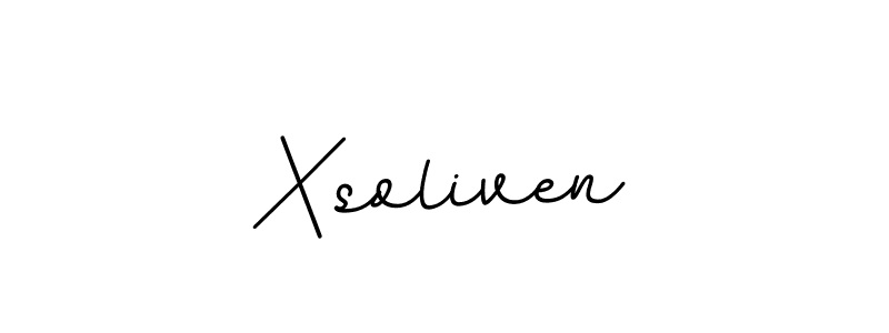 You should practise on your own different ways (BallpointsItalic-DORy9) to write your name (Xsoliven) in signature. don't let someone else do it for you. Xsoliven signature style 11 images and pictures png