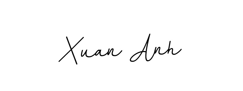 The best way (BallpointsItalic-DORy9) to make a short signature is to pick only two or three words in your name. The name Xuan Anh include a total of six letters. For converting this name. Xuan Anh signature style 11 images and pictures png