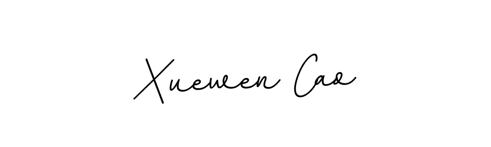 You should practise on your own different ways (BallpointsItalic-DORy9) to write your name (Xuewen Cao) in signature. don't let someone else do it for you. Xuewen Cao signature style 11 images and pictures png