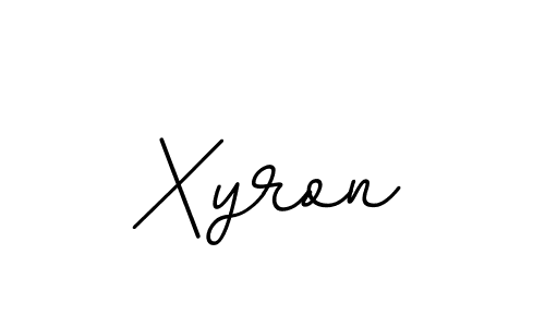 You should practise on your own different ways (BallpointsItalic-DORy9) to write your name (Xyron) in signature. don't let someone else do it for you. Xyron signature style 11 images and pictures png