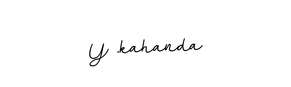 Also we have Y .kahanda name is the best signature style. Create professional handwritten signature collection using BallpointsItalic-DORy9 autograph style. Y .kahanda signature style 11 images and pictures png