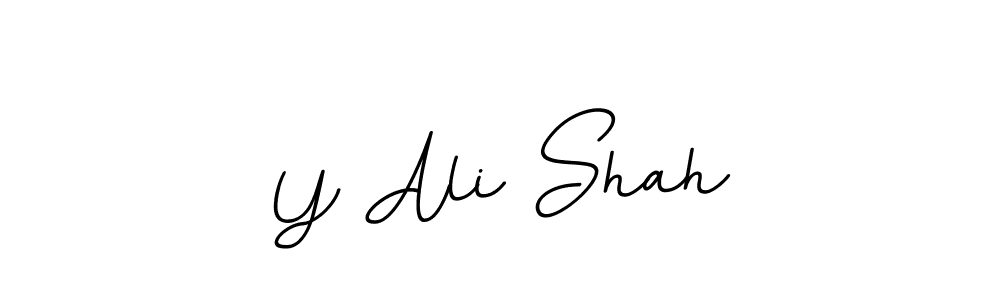 Use a signature maker to create a handwritten signature online. With this signature software, you can design (BallpointsItalic-DORy9) your own signature for name Y Ali Shah. Y Ali Shah signature style 11 images and pictures png