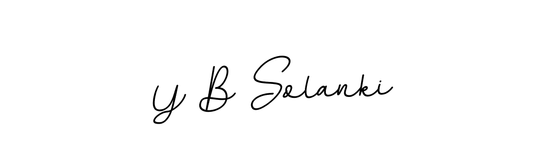 Make a beautiful signature design for name Y B Solanki. Use this online signature maker to create a handwritten signature for free. Y B Solanki signature style 11 images and pictures png