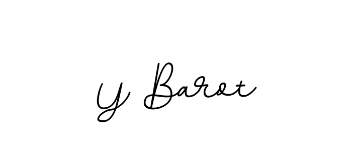 Make a beautiful signature design for name Y Barot. Use this online signature maker to create a handwritten signature for free. Y Barot signature style 11 images and pictures png