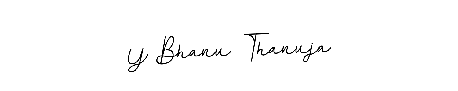 You can use this online signature creator to create a handwritten signature for the name Y Bhanu Thanuja. This is the best online autograph maker. Y Bhanu Thanuja signature style 11 images and pictures png