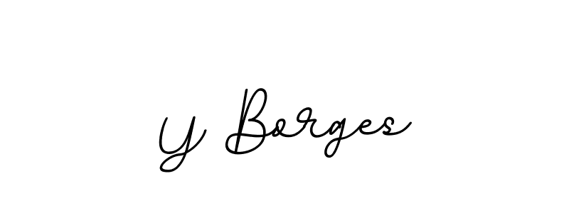 Also we have Y Borges name is the best signature style. Create professional handwritten signature collection using BallpointsItalic-DORy9 autograph style. Y Borges signature style 11 images and pictures png