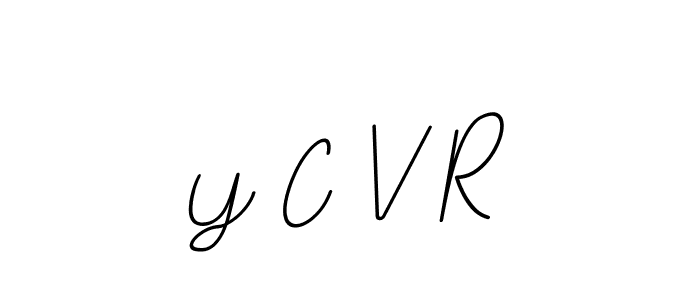 Best and Professional Signature Style for Y C V R. BallpointsItalic-DORy9 Best Signature Style Collection. Y C V R signature style 11 images and pictures png