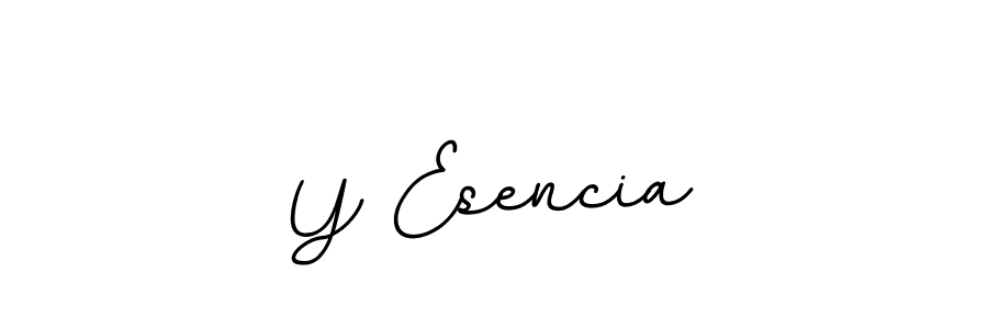 The best way (BallpointsItalic-DORy9) to make a short signature is to pick only two or three words in your name. The name Y Esencia include a total of six letters. For converting this name. Y Esencia signature style 11 images and pictures png