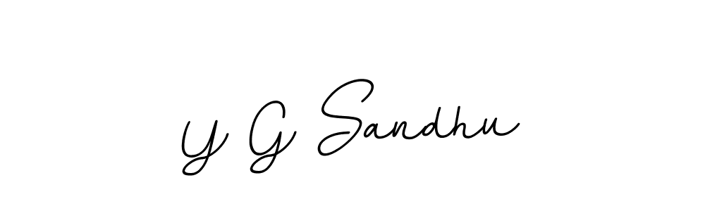 This is the best signature style for the Y G Sandhu name. Also you like these signature font (BallpointsItalic-DORy9). Mix name signature. Y G Sandhu signature style 11 images and pictures png
