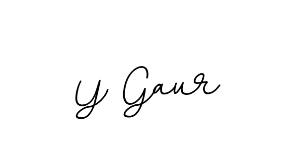 The best way (BallpointsItalic-DORy9) to make a short signature is to pick only two or three words in your name. The name Y Gaur include a total of six letters. For converting this name. Y Gaur signature style 11 images and pictures png