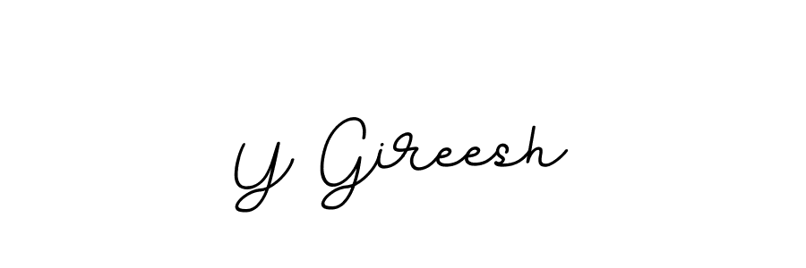 Make a short Y Gireesh signature style. Manage your documents anywhere anytime using BallpointsItalic-DORy9. Create and add eSignatures, submit forms, share and send files easily. Y Gireesh signature style 11 images and pictures png