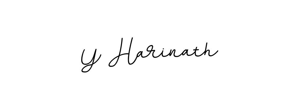 The best way (BallpointsItalic-DORy9) to make a short signature is to pick only two or three words in your name. The name Y Harinath include a total of six letters. For converting this name. Y Harinath signature style 11 images and pictures png