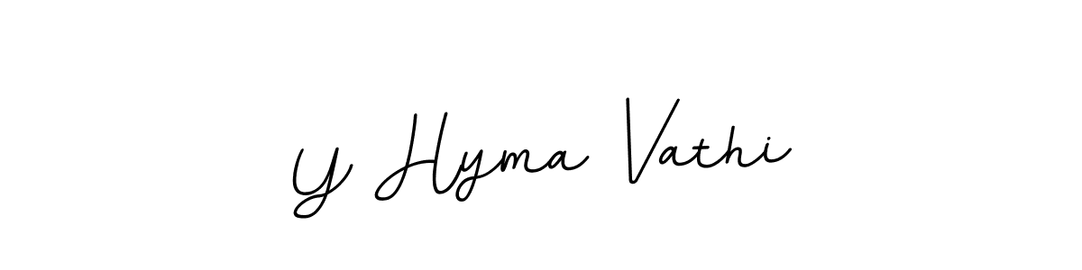 How to make Y Hyma Vathi name signature. Use BallpointsItalic-DORy9 style for creating short signs online. This is the latest handwritten sign. Y Hyma Vathi signature style 11 images and pictures png