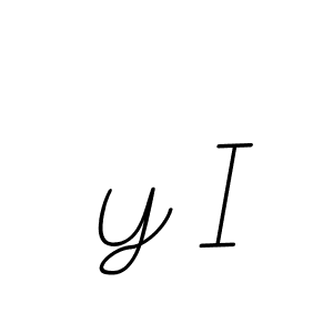 Also You can easily find your signature by using the search form. We will create Y I name handwritten signature images for you free of cost using BallpointsItalic-DORy9 sign style. Y I signature style 11 images and pictures png