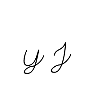 The best way (BallpointsItalic-DORy9) to make a short signature is to pick only two or three words in your name. The name Y J include a total of six letters. For converting this name. Y J signature style 11 images and pictures png