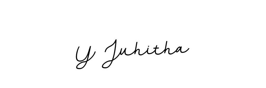 How to Draw Y Juhitha signature style? BallpointsItalic-DORy9 is a latest design signature styles for name Y Juhitha. Y Juhitha signature style 11 images and pictures png