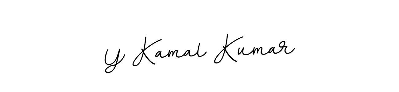 Design your own signature with our free online signature maker. With this signature software, you can create a handwritten (BallpointsItalic-DORy9) signature for name Y Kamal Kumar. Y Kamal Kumar signature style 11 images and pictures png