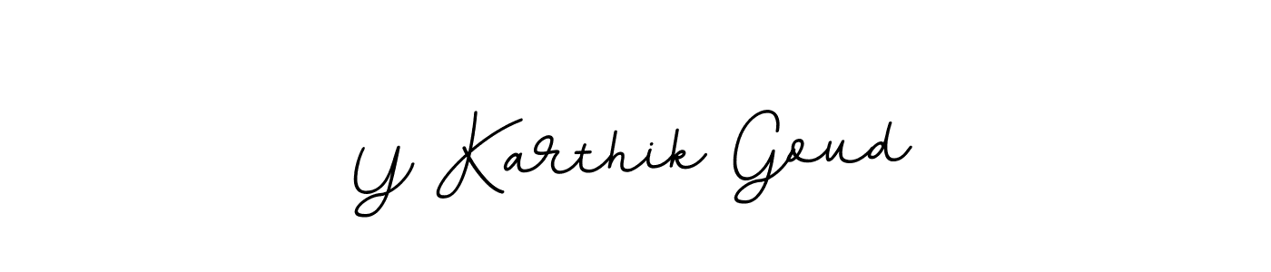 How to Draw Y Karthik Goud signature style? BallpointsItalic-DORy9 is a latest design signature styles for name Y Karthik Goud. Y Karthik Goud signature style 11 images and pictures png