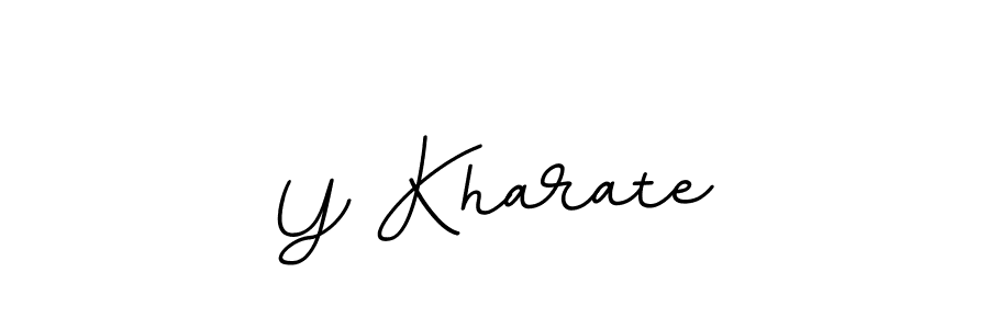 Y Kharate stylish signature style. Best Handwritten Sign (BallpointsItalic-DORy9) for my name. Handwritten Signature Collection Ideas for my name Y Kharate. Y Kharate signature style 11 images and pictures png