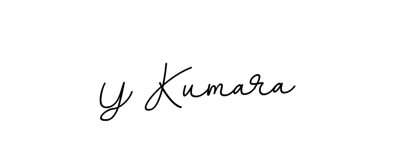 Design your own signature with our free online signature maker. With this signature software, you can create a handwritten (BallpointsItalic-DORy9) signature for name Y Kumara. Y Kumara signature style 11 images and pictures png