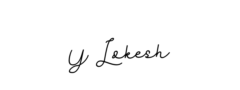 How to make Y Lokesh signature? BallpointsItalic-DORy9 is a professional autograph style. Create handwritten signature for Y Lokesh name. Y Lokesh signature style 11 images and pictures png