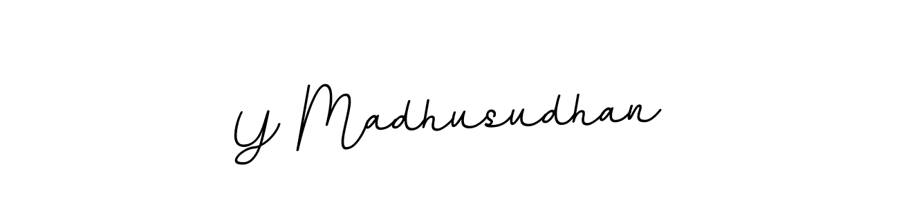 BallpointsItalic-DORy9 is a professional signature style that is perfect for those who want to add a touch of class to their signature. It is also a great choice for those who want to make their signature more unique. Get Y Madhusudhan name to fancy signature for free. Y Madhusudhan signature style 11 images and pictures png