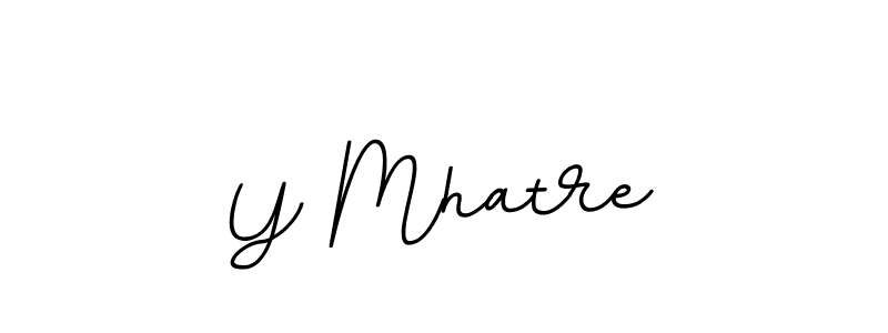 The best way (BallpointsItalic-DORy9) to make a short signature is to pick only two or three words in your name. The name Y Mhatre include a total of six letters. For converting this name. Y Mhatre signature style 11 images and pictures png