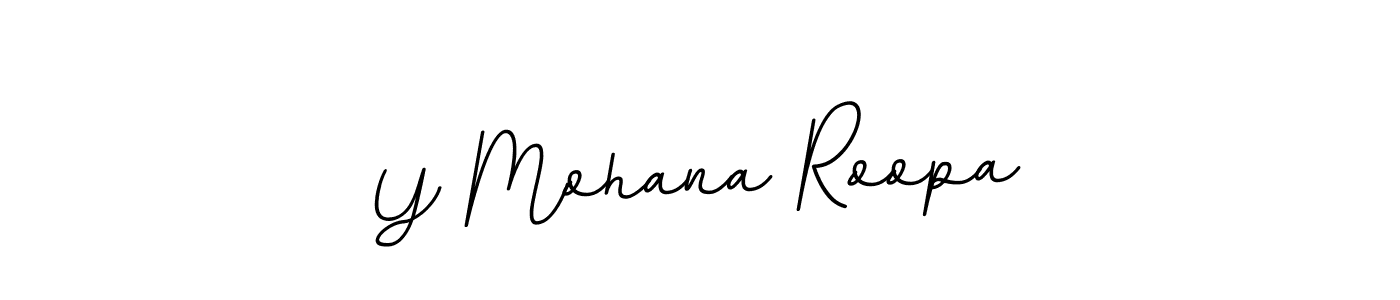 Also we have Y Mohana Roopa name is the best signature style. Create professional handwritten signature collection using BallpointsItalic-DORy9 autograph style. Y Mohana Roopa signature style 11 images and pictures png