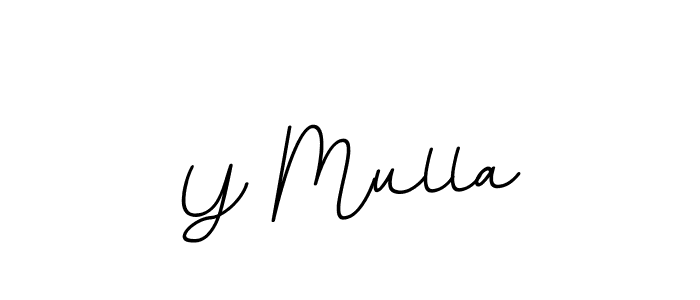 How to make Y Mulla signature? BallpointsItalic-DORy9 is a professional autograph style. Create handwritten signature for Y Mulla name. Y Mulla signature style 11 images and pictures png
