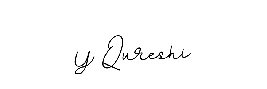 This is the best signature style for the Y Qureshi name. Also you like these signature font (BallpointsItalic-DORy9). Mix name signature. Y Qureshi signature style 11 images and pictures png