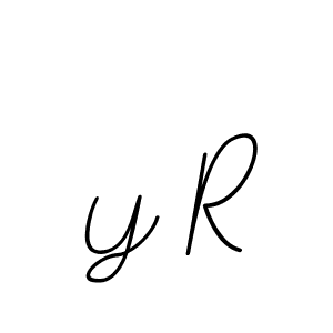 This is the best signature style for the Y R name. Also you like these signature font (BallpointsItalic-DORy9). Mix name signature. Y R signature style 11 images and pictures png