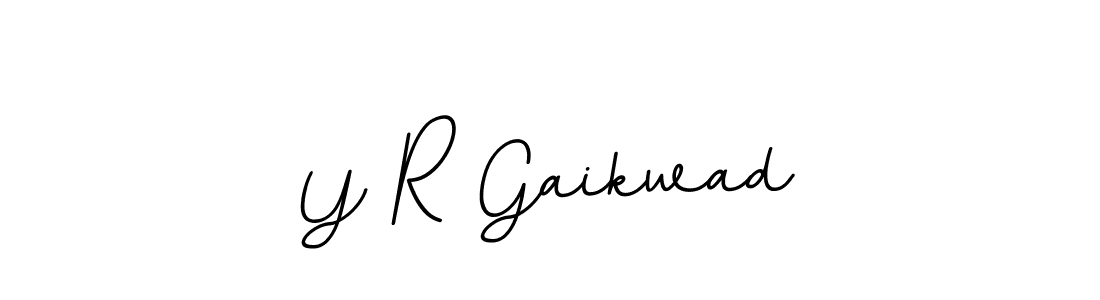 This is the best signature style for the Y R Gaikwad name. Also you like these signature font (BallpointsItalic-DORy9). Mix name signature. Y R Gaikwad signature style 11 images and pictures png