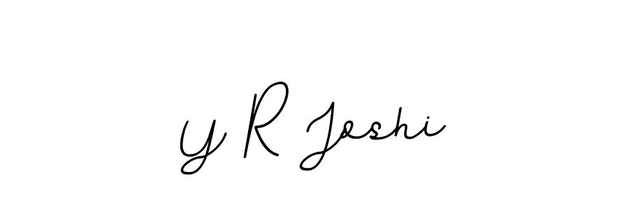 Also we have Y R Joshi name is the best signature style. Create professional handwritten signature collection using BallpointsItalic-DORy9 autograph style. Y R Joshi signature style 11 images and pictures png