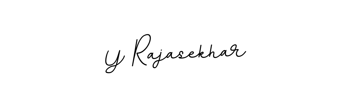 How to make Y Rajasekhar name signature. Use BallpointsItalic-DORy9 style for creating short signs online. This is the latest handwritten sign. Y Rajasekhar signature style 11 images and pictures png